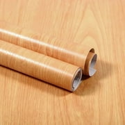 Wood Grain DIY Sticker: PVC Self-Adhesive Waterproof Wallpaper for Home Decor, Furniture Renovation, and Wall Stickers